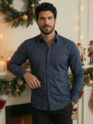 Cорочка чоловіча tемно-cиня OZONEE V/V186Z