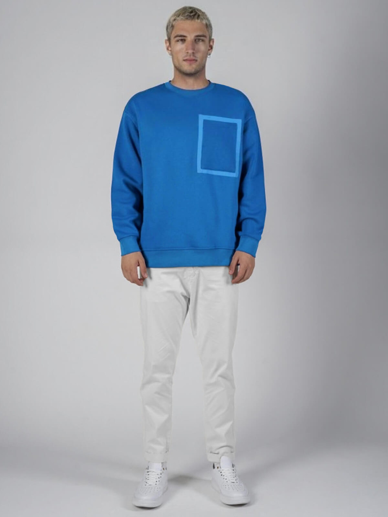 Толстовка cиня OZONEE O/SWE23004Z