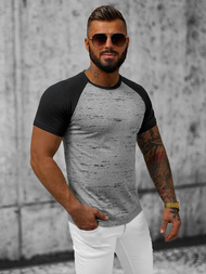T-shirt męski szary OZONEE JS/8T226/2