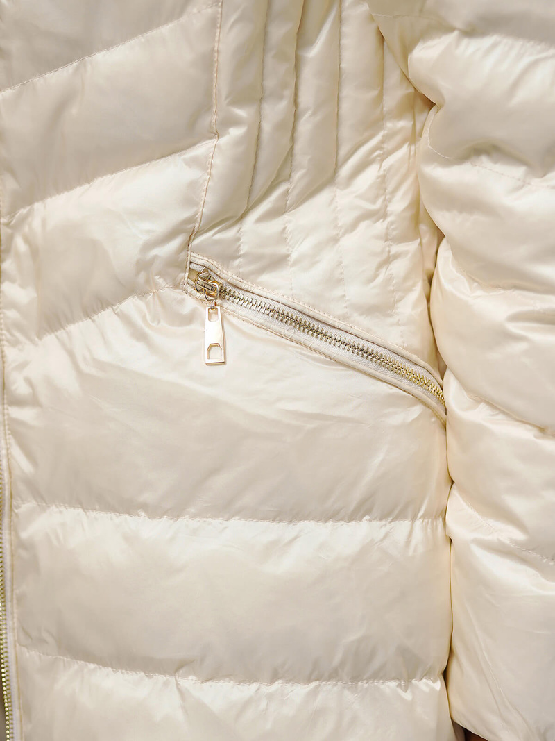 Куртка жіноча екрю OZONEE JS/5M3162/254