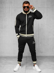 Спортивний костюм чоловічій чорний OZONEE O/FF5030AB