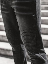 Штани чоловічі джоггери Чорнi OZONEE JS/KK1023