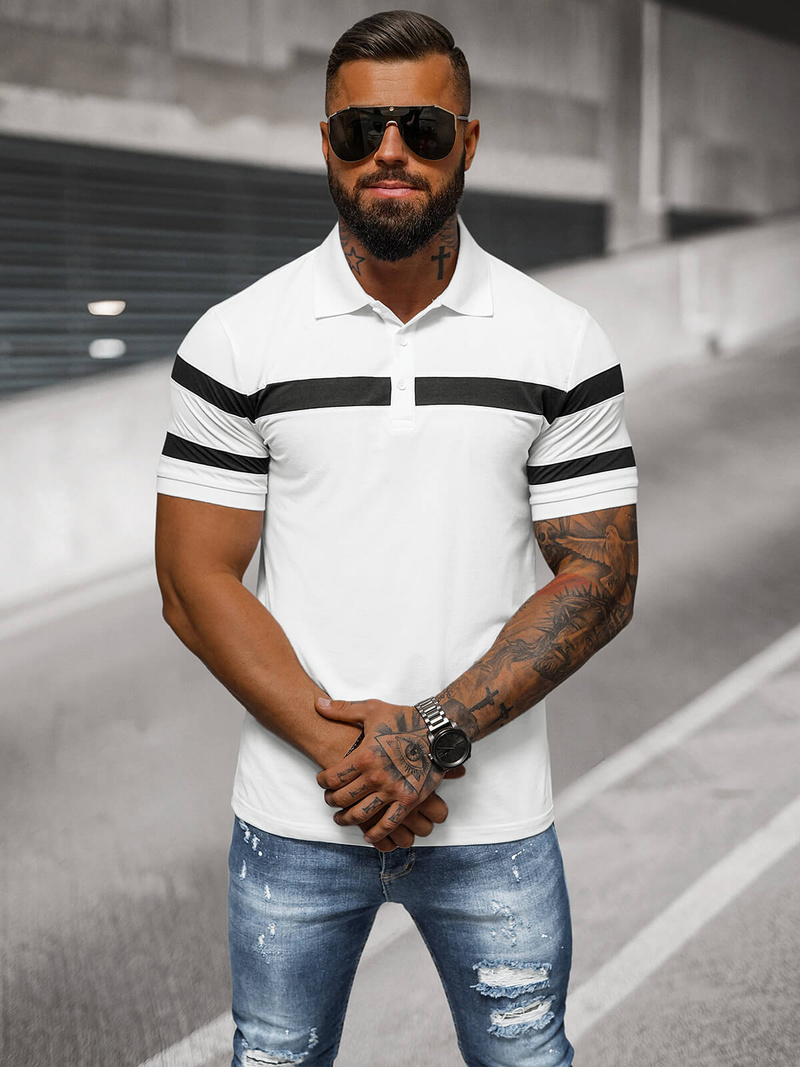 Футболка Поло чоловіча Бiла OZONEE NB/MT3108