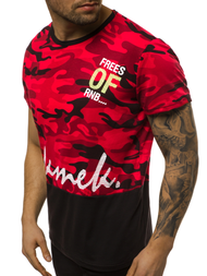 Футболка чоловіча Червона OZONEE JS/SS10978