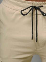 Чоловічі штани чинос Бежевi OZONEE O/1404SP