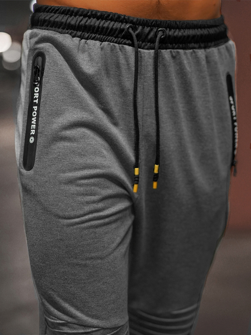 Штани спортивні чоловічі графіт OZONEE JS/68K10326Z
