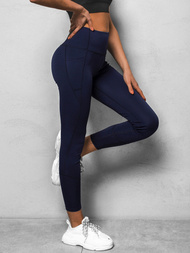 Legginsy damskie granatowe OZONEE O/XL004/4