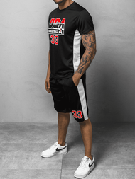 Спортивна костюм чоловічій Чорний OZONEE JS/68C10163