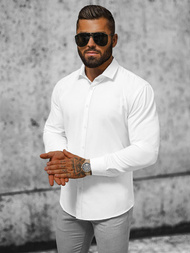 Koszula męska biała OZONEE O/3777