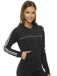 Kurtka damska przejściowa czarna OZONEE JS/M20316