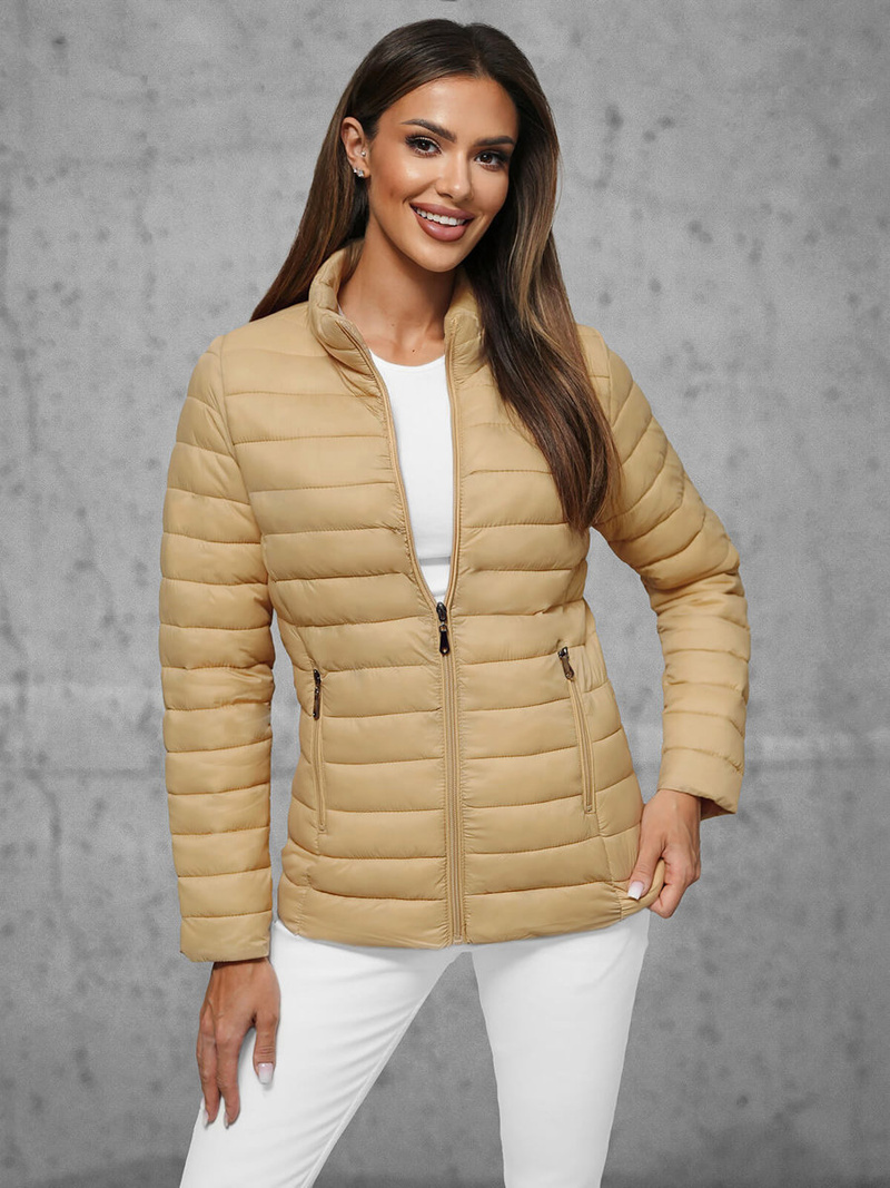 Куртка жіноча Бежева OZONEE JS/16M9111/254