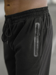 Чоловічі штани від спортивного костюма, чорного кольору OZONEE JS/17K1998/3