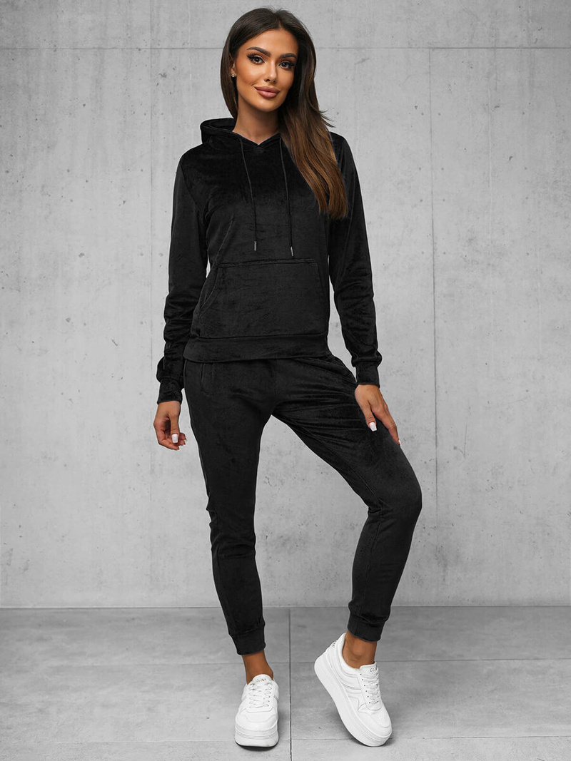Спортивний костюм жіночий Чорний OZONEE O/8C1175/3Z