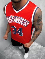 Майка чоловіча Червона OZONEE JS/68S10173