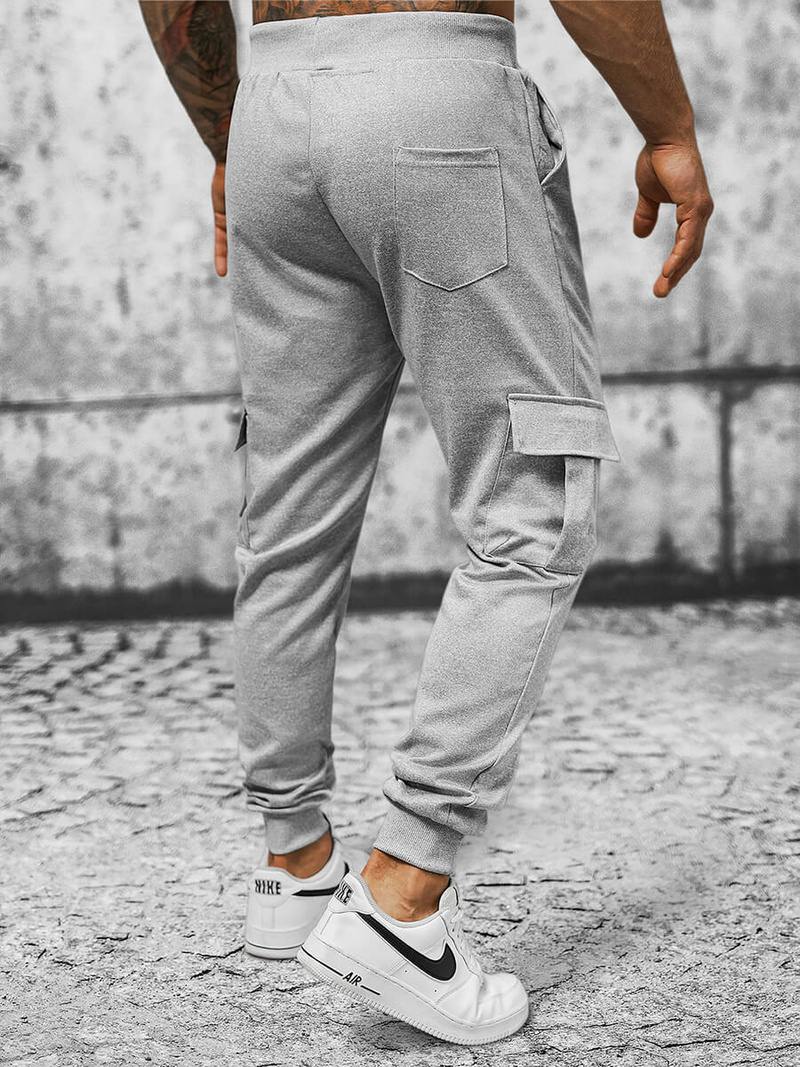 Spodnie dresowe męskie szare OZONEE JS/8K1130/2