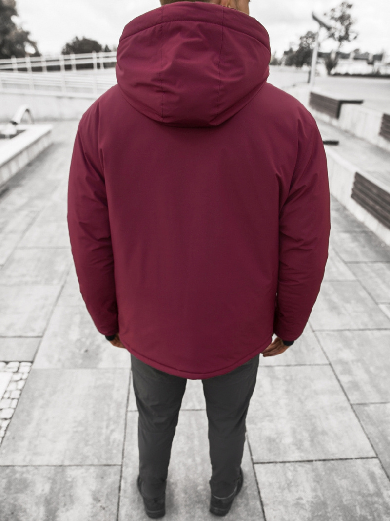 Kurtka zimowa męska bordowa OZONEE JS/HH011/6Z