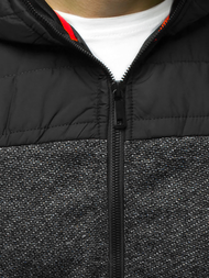 Куртка чоловіча Чорна OZONEE JS/KS2158