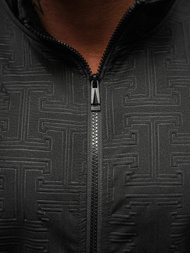 Komplet dresowy męski czarny OZONEE O/3C101/9