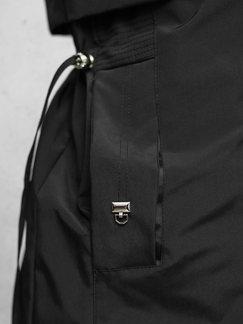 Kurtka damska przejściowa czarna OZONEE JS/16M9233/392