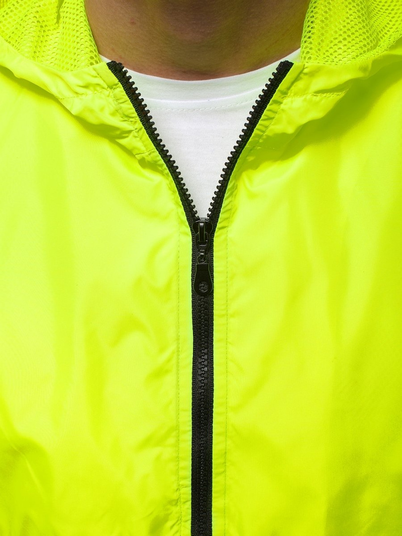 Куртка міжcезонна чоловіча Жовта-неон OZONEE MACH/5001K