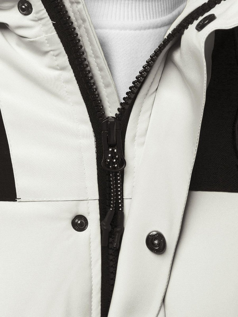 Kurtka zimowa męska ecru OZONEE JS/J1905