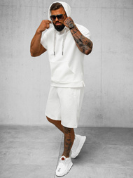 Komplet dresowy męski biały OZONEE O/3C110/1