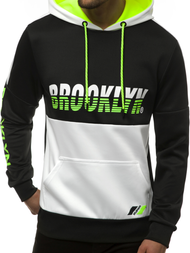 Толстовка з капюшоном чоловіча Чорно-Бiла OZONEE JS/DD20127