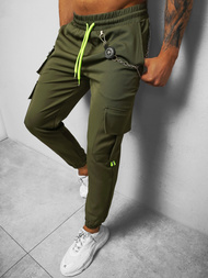 Spodnie męskie chino jogger khaki OZONEE O/CP149