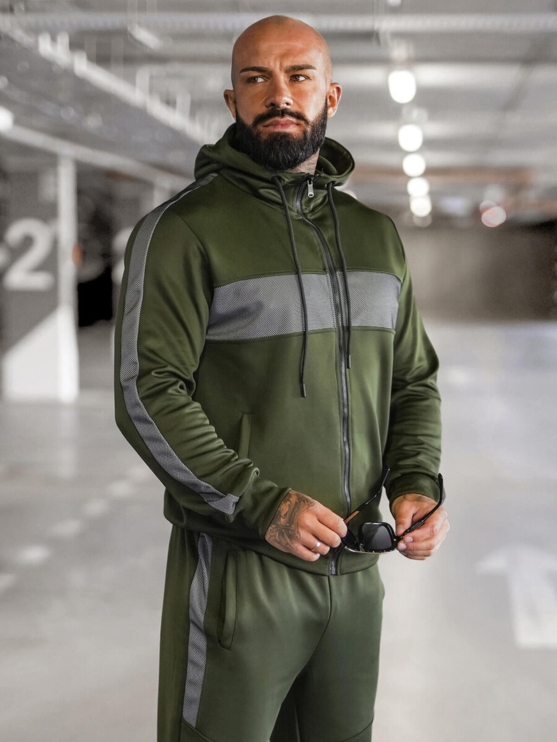 Чоловічий спортивний комплект Зелений OZONEE JS/8C8115/29Z