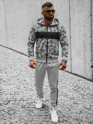 Komplet dresowy męski szary OZONEE JS/C8119