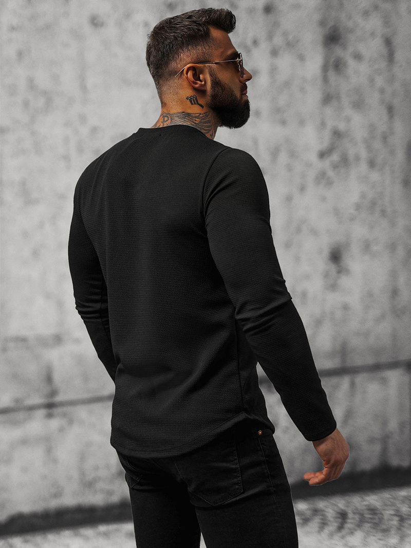 Толстовка чоловіча Чорна OZONEE O/5930BZ