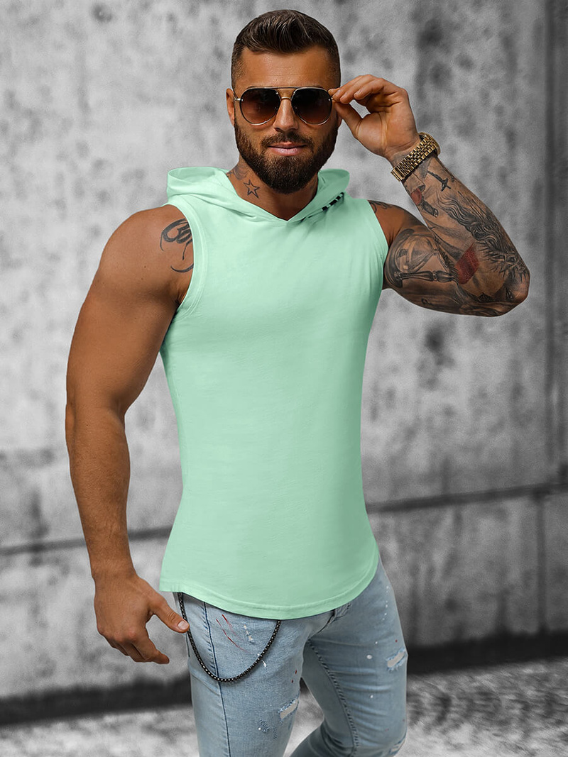 Майка чоловіча м'ятна OZONEE O/2537Z