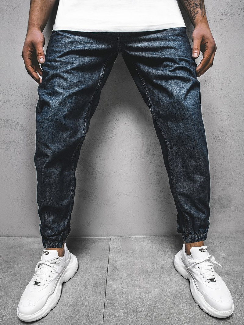 Штани чоловічі джоггери Темно-синi OZONEE O/3891