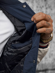 Kurtka męska bomberka granatowa OZONEE JS/84M3021/215