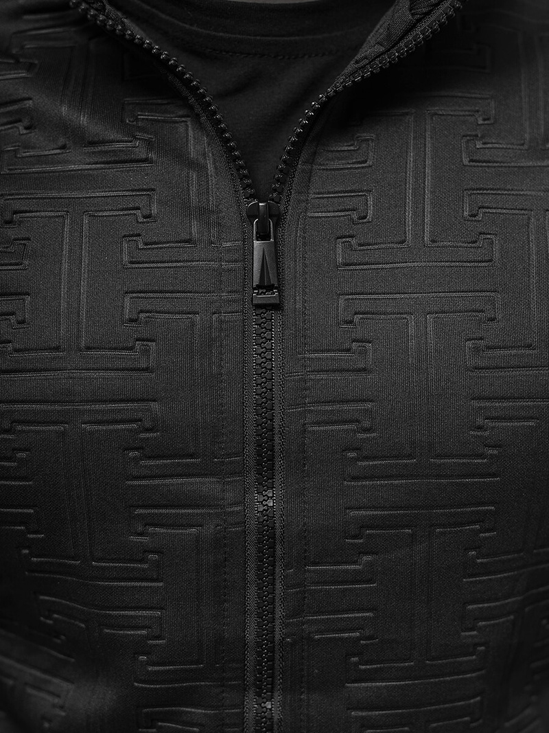 Чоловічий спортивний комплект чорний OZONEE O/3A163