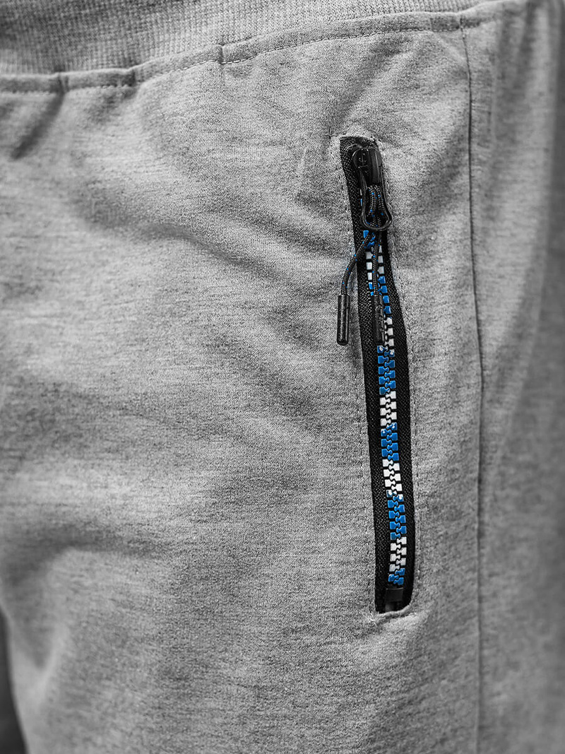 Spodenki dresowe męskie szare OZONEE JS/8K289
