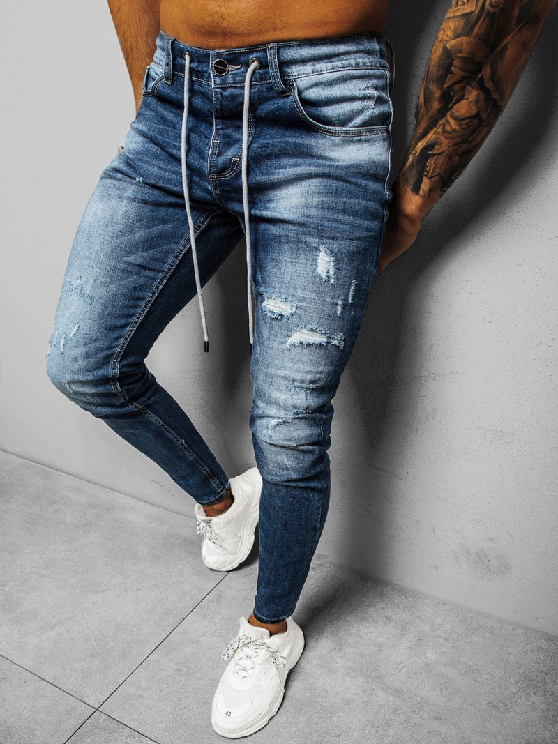 Джинси чоловічі Синi OZONEE NB/MP0005B