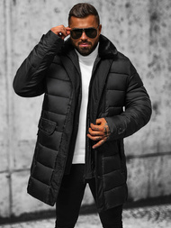 Kurtka zimowa męska czarna OZONEE JS/22M63/392