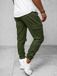 Spodnie męskie chino joggery khaki OZONEE O/G3014Z