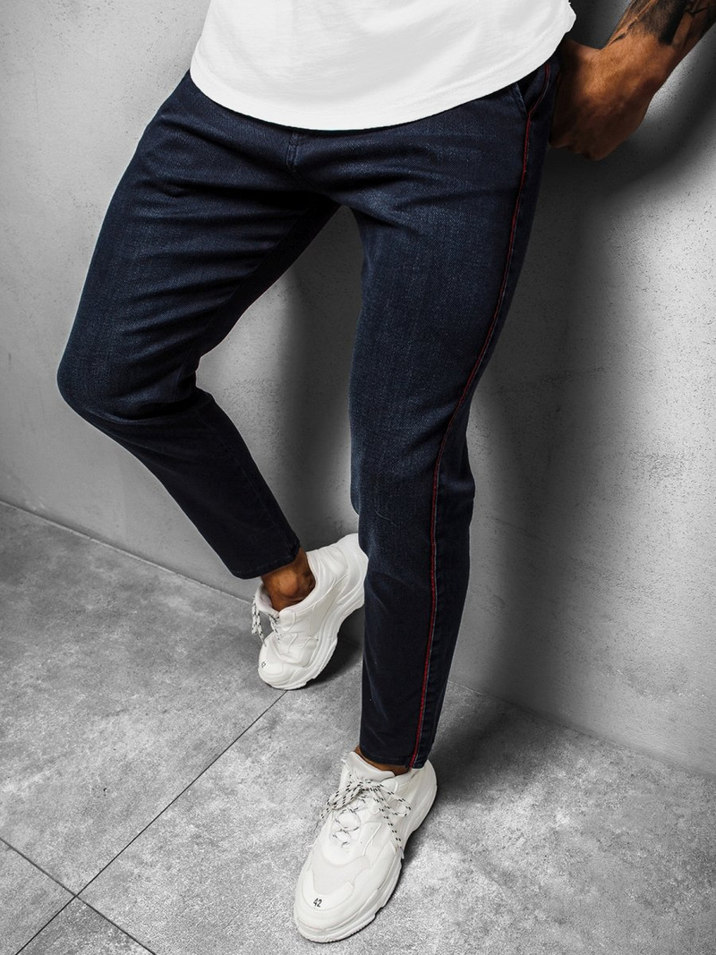 Spodnie męskie granatowe OZONEE B/7154Z