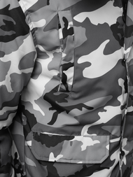 Kurtka zimowa męska moro-szara OZONEE JS/2019005