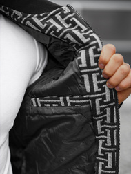 Куртка чоловіча Чорно-Сiра OZONEE O/3A55