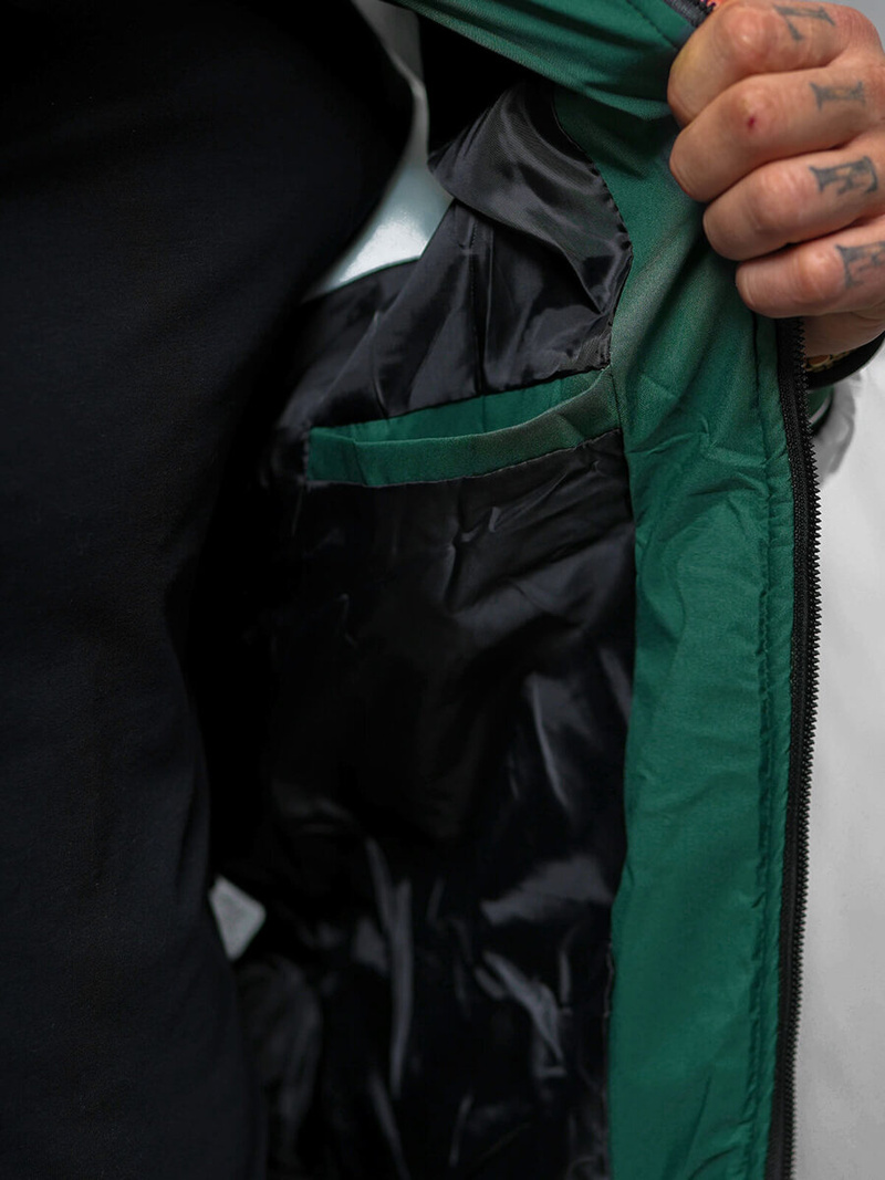 Kurtka męska bomberka zielona OZONEE JS/84M3011/238