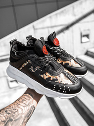 Sneakersy czarno-beżowe OZONEE G/2020