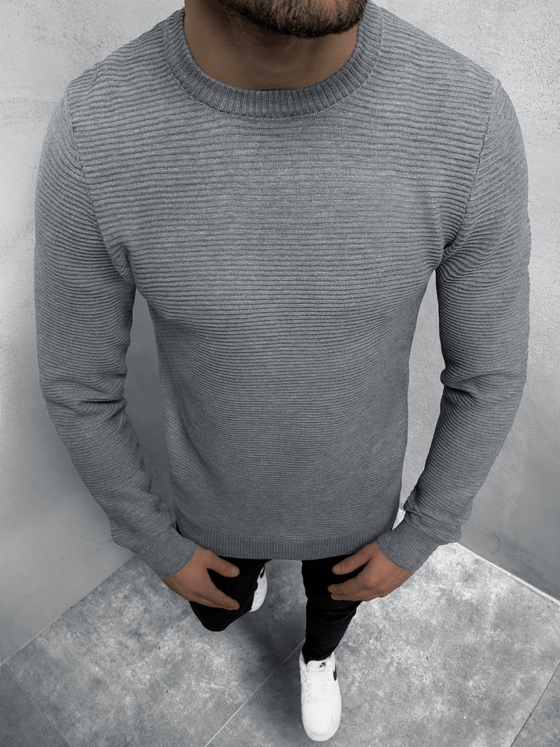 Sweter męski szary OZONEE BL/M5605Z