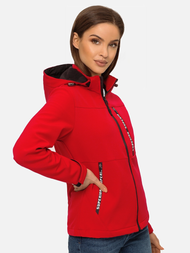 Жіноча куртка софтшелл червона OZONEE JS/HD180/5