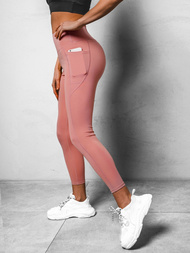 Legginsy damskie jasnoróżowe OZONEE O/XL002/54
