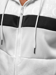 Толстовка чоловіча біла OZONEE JS/3B557