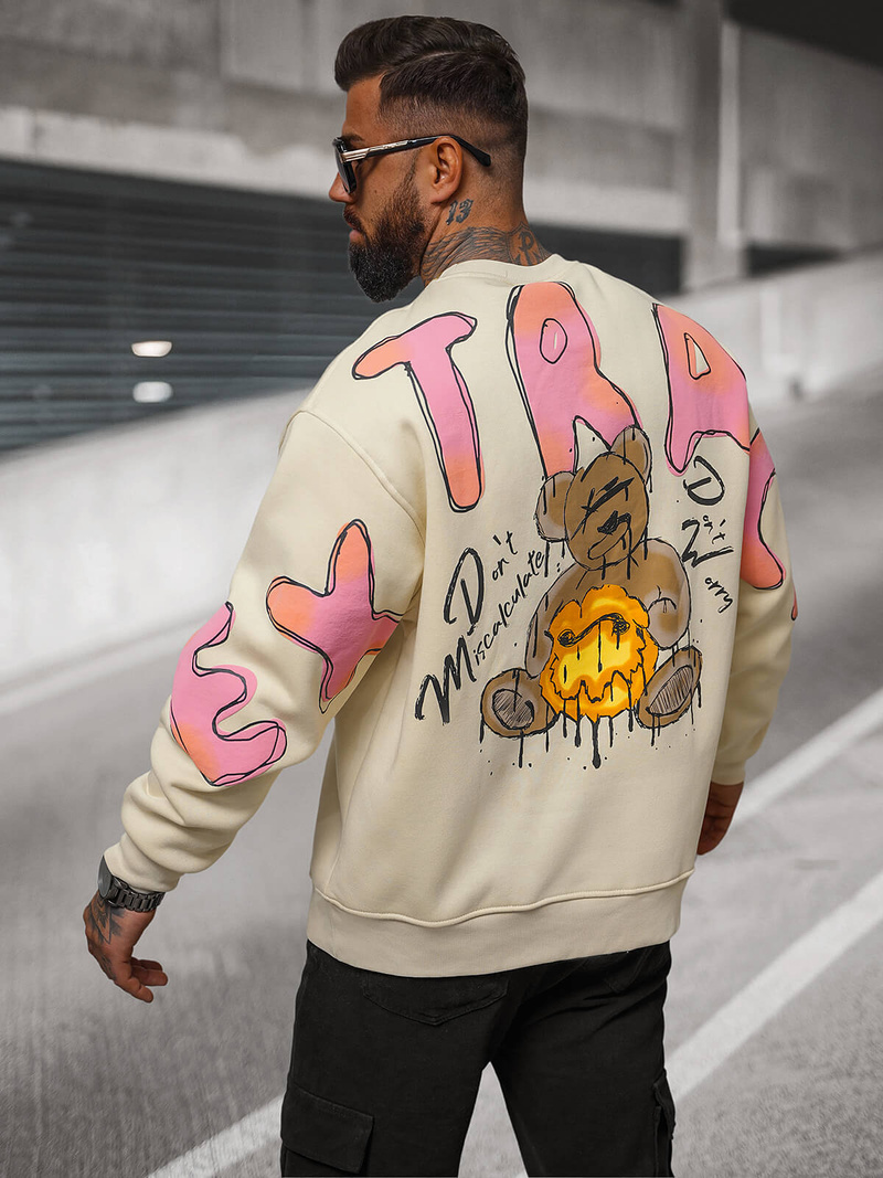 Толстовка Бежева OZONEE O/SWE23041