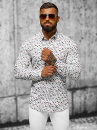 Koszula męska biała OZONEE O/V60